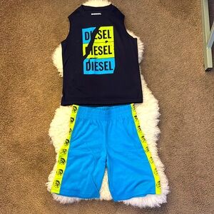 Diesel Boys Tank Top and Shorts Set